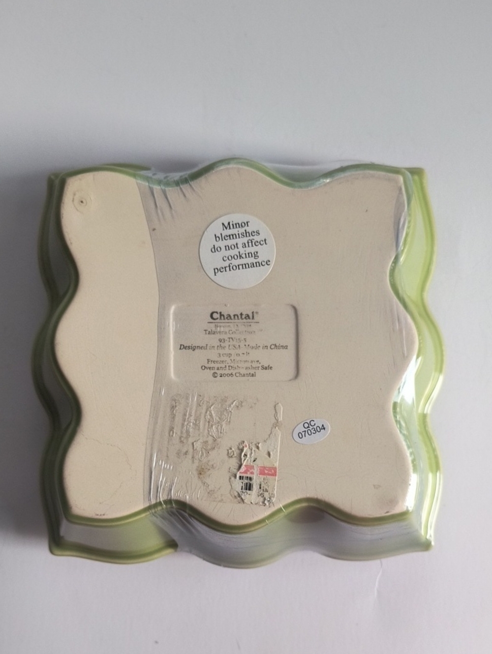 Talavera Collection Chantal 3Pc Scalloped Baking Set Ceramic Stoneware - Picture 2 of 3